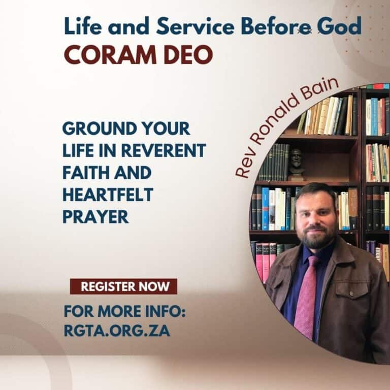 Life and service before God