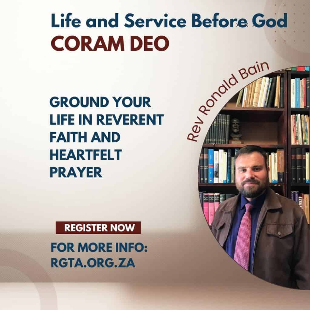 Life and service before God