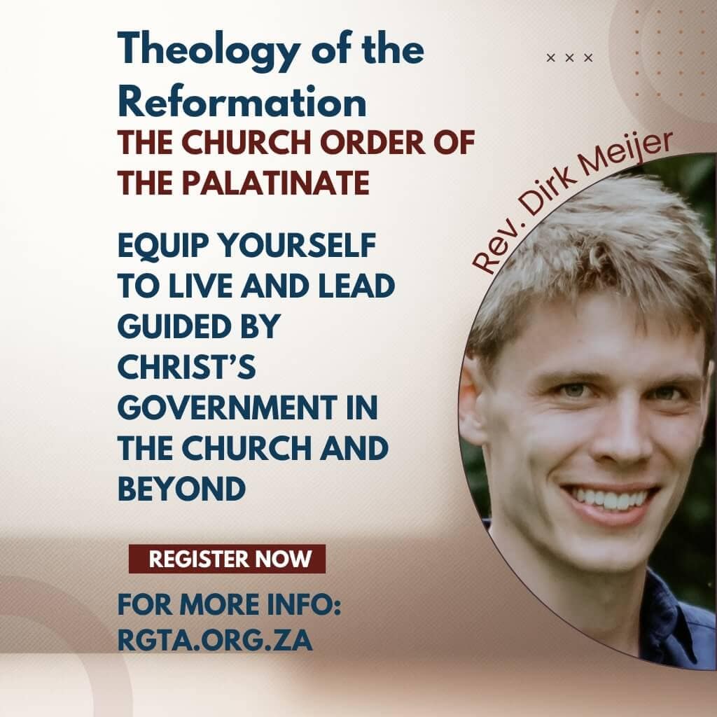 Theology of the Reformation [Next intake 2027]