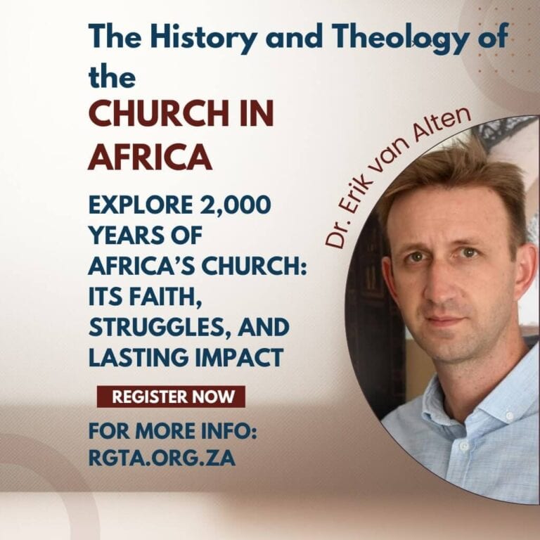 Thie history and theology of the church in africa